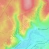 Mappa topografica Les Chaumes Grand Jean, altitudine, rilievo