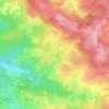 Mappa topografica Masvaudier, altitudine, rilievo