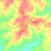 Mappa topografica Clem, altitudine, rilievo