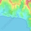Mappa topografica Cavalière, altitudine, rilievo