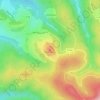 Mappa topografica Rocher de Dabo, altitudine, rilievo