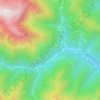 Mappa topografica Cialancia, altitudine, rilievo