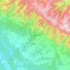 Mappa topografica Dharamsala, altitudine, rilievo
