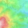 Mappa topografica Les Eguettes, altitudine, rilievo