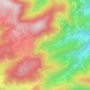 Mappa topografica La Valette, altitudine, rilievo