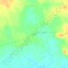 Mappa topografica Kittrell, altitudine, rilievo
