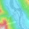 Mappa topografica Preonzo, altitudine, rilievo