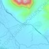 Mappa topografica Gulang-gulang, altitudine, rilievo