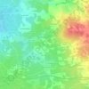 Mappa topografica La Tournerie, altitudine, rilievo