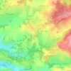 Mappa topografica Le Quartier Mandrin, altitudine, rilievo