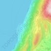 Mappa topografica Coi, altitudine, rilievo