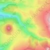 Mappa topografica La Vacheresse, altitudine, rilievo