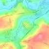 Mappa topografica Rigton Hill, altitudine, rilievo