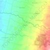 Mappa topografica Marbel, altitudine, rilievo