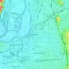 Mappa topografica Le Pontet, altitudine, rilievo