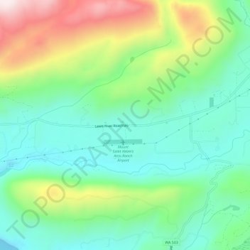 Mappa topografica Yale, altitudine, rilievo