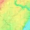 Mappa topografica Hoover Crest, altitudine, rilievo