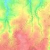 Mappa topografica Queledern, altitudine, rilievo