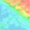 Mappa topografica La Croix Morzel, altitudine, rilievo