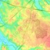 Mappa topografica Spinaceto, altitudine, rilievo