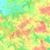 Mappa topografica La Villeneuve, altitudine, rilievo