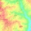 Mappa topografica Berden, altitudine, rilievo