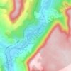 Mappa topografica La Lauset, altitudine, rilievo