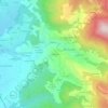 Mappa topografica La Varenne, altitudine, rilievo