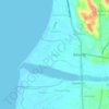 Mappa topografica Pugo, altitudine, rilievo