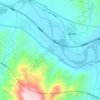 Mappa topografica 高家湾村, altitudine, rilievo