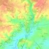 Mappa topografica La Jaunay, altitudine, rilievo