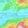 Mappa topografica Hegra, altitudine, rilievo
