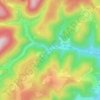 Mappa topografica Vacquenoux, altitudine, rilievo