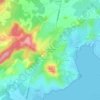 Mappa topografica Trinité de Porto Vecchio, altitudine, rilievo