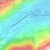 Mappa topografica La Combaz, altitudine, rilievo