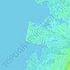 Mappa topografica Gulf Harbors, altitudine, rilievo