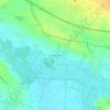 Mappa topografica Sauvéré le Mouillé, altitudine, rilievo
