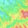 Mappa topografica Gagnepas, altitudine, rilievo