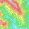 Mappa topografica Marchetti, altitudine, rilievo