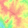 Mappa topografica Fairplay, altitudine, rilievo