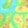Mappa topografica Le Moutherot, altitudine, rilievo