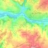 Mappa topografica Codille, altitudine, rilievo