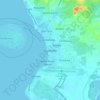 Mappa topografica Kralendijk, altitudine, rilievo