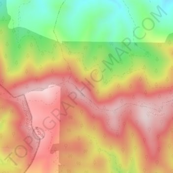 Mappa topografica El Pinar, altitudine, rilievo