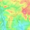 Mappa topografica Shafton Two Gates, altitudine, rilievo