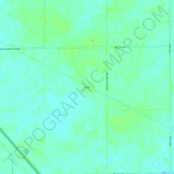 Mappa topografica Dale, altitudine, rilievo