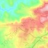 Mappa topografica Alta Hill, altitudine, rilievo