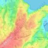 Mappa topografica Toul Al Lan, altitudine, rilievo