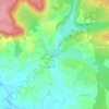 Mappa topografica Bussières-lès-Belmont, altitudine, rilievo