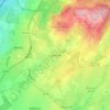 Mappa topografica Gateside, altitudine, rilievo